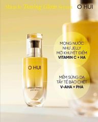 Set Tinh Chất Dưỡng Sáng Căng Bóng Ohui Miracle Toning Glow Serum