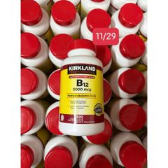 VIÊN UỐNG BỔ SUNG B12 KIRKLAND 5000MCG 300 VIÊN CỦA MỸ 778677