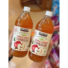 Giấm Táo Hữu Cơ Nguyên Chất Kirkland Signature Organic Apple Cider Vinegar Chai 946ml 778723