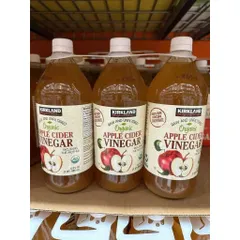 Giấm Táo Hữu Cơ Nguyên Chất Kirkland Signature Organic Apple Cider Vinegar Chai 946ml 778723