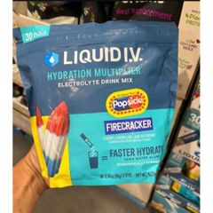 LIQUID I.V. HYDRATION MULTIPLIER – VỊ KEM QUE FIRECRACKER0. Túi 30 gói 778756