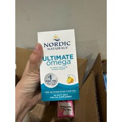 [ BILL MỸ ] Dầu cá Naturals Ultimate Omega 1280mg vị chanh 778754