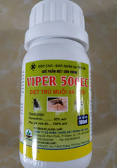 Chế phẩm trừ côn trùng muỗi và ruồi VIPER 500EC - CHAI 100ML(có sẵn hàng)