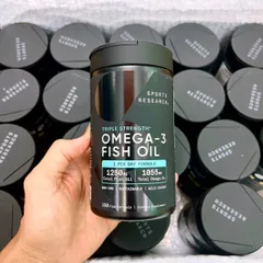 DẦU CÁ SR TRIPLE STRENGTH OMEGA 3 FISH OIL - Sản phẩm dầu cá cao cấp của Mỹ 150 viên