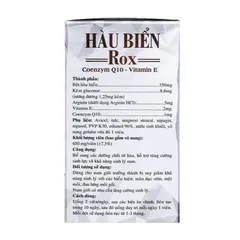 HÀU BIỂN ROX Bạc – Hộp 30 Viên Nang Cứng