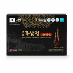 Cao Hắc Sâm Hoàng Gia 365 - Bộ 4 Lọ 250g Chiết Xuất Hắc Hồng Sâm Hàn Quốc Tăng Cường Sức Khỏe và Đề Kháng