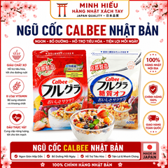 Ngũ Cốc Calbee Nhật Bản - Giàu Chất Xơ, Bổ Sung Vitamin, Hỗ Trợ Tiêu Hóa, Ăn Kiêng Lành Mạnh