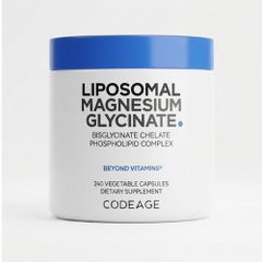 Magie Glycinate Codeage - Dòng magie cao cấp giúp giảm stress, tăng cường trí nhớ, 240 viên sản xuất tại Mỹ
