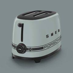Máy nướng bánh mỳ SMEG TSF01PSGEU Porsche màu xanh