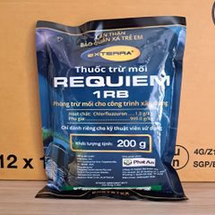 Bả diệt mối sinh học cao cấp REQUIEM 1RB 200g + 1 HỘP TRẠM nhập Hoa Kỳ, lây truyền diệt gốc tổ mối 4–6 tuần,mối ăn bã