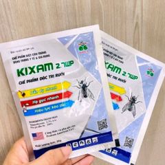 Thuốc diệt ruồi KIXAM 2.7WP gói 20g sản phẩm diệt ruồi mạnh nhất thế hệ mới với phụ gia nhập khẩu Hoa Kỳ, hiệu quả mạnh