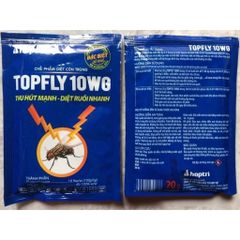 DIỆT RUỒI SINH HỌC HOPTRI TOPFLY10WG 20gam- Thế Hệ Mới, Hạ Gục Ruồi Ngay Khi Tiếp Xúc, Ăn Phải,Đường Sữa Trong Thuốc Sẵn