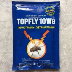 DIỆT RUỒI SINH HỌC HOPTRI TOPFLY10WG 20gam- Thế Hệ Mới, Hạ Gục Ruồi Ngay Khi Tiếp Xúc, Ăn Phải,Đường Sữa Trong Thuốc Sẵn