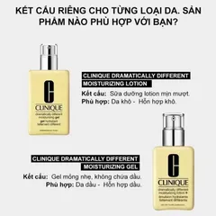 Kem Dưỡng Dành Cho Da Dầu /Da Khô Clinique Dramatically Different Moisturizing 125ml