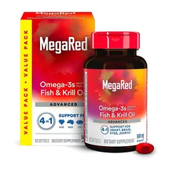 MegaRed Omega-3s Fish & Krill Oil Hộp 80 viên