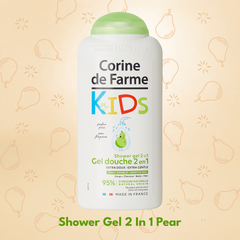 Gel tắm và gội cho bé hương lê (Pháp) - Corine de Farme Shower Gel 2 in 1 Pear 300ml