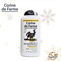 Gel tắm và gội cho bé hương mơ (Pháp) - Corine de Farme Shower Gel 2 in 1 Batman 300ml