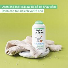 Gel tắm gội cho trẻ sơ sinh và trẻ nhỏ (không cay mắt) - Corine de Farme Baby Ultra-Rich Cleansing Gel Hair & Body 250ml
