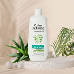 Gel tắm chiết xuất lô hội - Corine de Farme Essential Aloe Vera Shower Gel 750ml