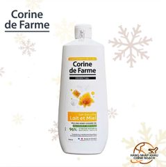 Gel tắm chứa sữa và mật ong - Corine de Farme Essential Milk And Honey Shower Gel 750ml