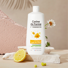 Gel tắm chứa sữa và mật ong - Corine de Farme Essential Milk And Honey Shower Gel 750ml