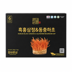 Cao Hắc Sâm Đông Trùng Hạ Thảo Hàn Quốc 4 Lọ 240g - Tăng Cường Sức Khỏe, Quà Tặng Sang Trọng Dịp Tết