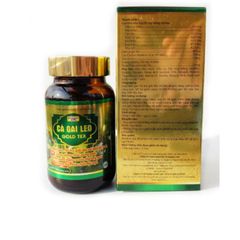 Bổ gan Cà Gai Leo Gold Tex hỗ trợ giải độc gan, hạ men gan, làm mát gan - Chai 50 viên 778954