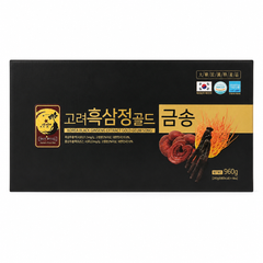 Cao Hắc Sâm Linh Chi Đông Trùng Hàn Quốc 4 Lọ 240g - Tinh Chất Thảo Mộc Hỗ Trợ Sức Khỏe và Miễn Dịch