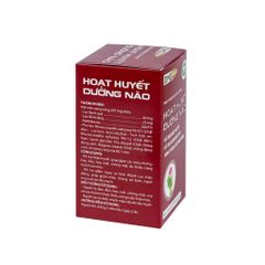 TPBVSK Viên Hoạt Huyết Dưỡng Não Domesco Giúp Tăng Tuần Hoàn Não 60 Viên/ hộp