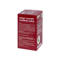 TPBVSK Viên Hoạt Huyết Dưỡng Não Domesco Giúp Tăng Tuần Hoàn Não 60 Viên/ hộp