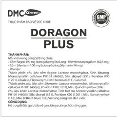 TPBVSK Doragon Plus Domesco Hỗ Trợ Giải Độc Gan, Giúp Tăng Cường Chức Năng Gan Hộp 30 Viên