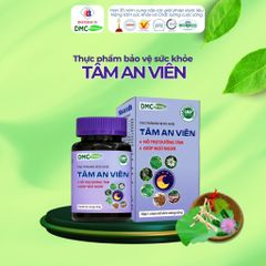 TPBVSK Viên Uống Tâm An Viên Domesco Hỗ Trợ Dưỡng Tâm Ngủ Ngon 60 viên/hộp