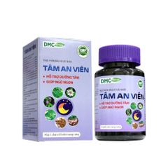 TPBVSK Viên Uống Tâm An Viên Domesco Hỗ Trợ Dưỡng Tâm Ngủ Ngon 60 viên/hộp