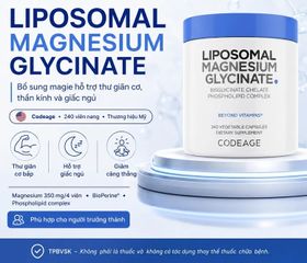 (Hàng nhập khẩu) Viên uống Codeage Liposomal Magnesium Glycinate hộp 240 viên
