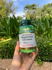Nature's Bounty Magnesium Glycinate 240mg 180 viên