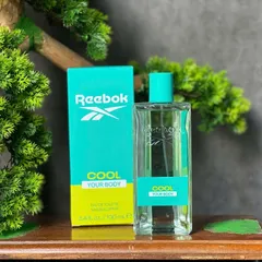Thanh lí vỏ hộp giấy rất cũ nước hoa nam Reebok Cool Your Body Eau De Toilette 100ml.