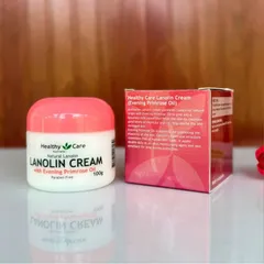 Kem dưỡng ẩm nhau thai cừu Healthy Care Natural Lanolin Cream With Evening Primrose Oil 100g - myphamchinhhang.