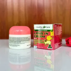 Kem dưỡng ẩm nhau thai cừu Healthy Care Natural Lanolin Cream With Evening Primrose Oil 100g - myphamchinhhang.