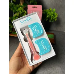 Thanh lí vỏ hộp bị cũ Dao cạo 3 lưỡi Gillette Venus Comfortglide White Tea scent 1 cán 2 đầu thay