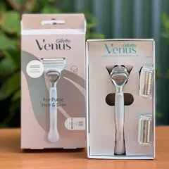 Dao cạo vùng kín bikini Gillette Venus for pubic hair 1 cán 2 đầu thay 779220