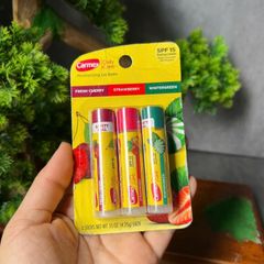 Set 3 son dưỡng Carmex gồm 3 mùi hàng Mỹ