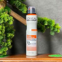 Xịt khử mùi nam L'Oréal Men Expert Hydra Energetic Extreme Sport có dung tích 150ml.