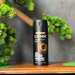 Xịt khử mùi toàn thân Lynx Dark Temptation với dung tích 150ml.