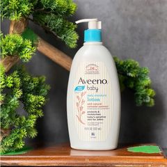 Kem Dưỡng Ẩm Yến Mạch Aveeno Baby Daily Lotion 532ml hàng Úc