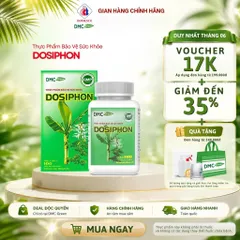 TPBVSK Viên Uống Hỗ Trợ sỏi đường tiết niệu, sỏi thận Dosiphon DMC Green Hộp 100 viên