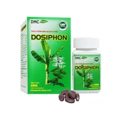 TPBVSK Viên Uống Hỗ Trợ sỏi đường tiết niệu, sỏi thận Dosiphon DMC Green Hộp 100 viên