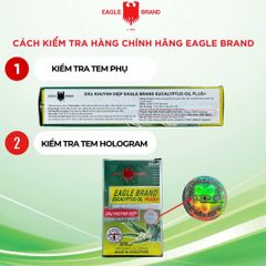 Dầu Khuynh Diệp Đuổi Muỗi và Côn Trùng Cho Bé -  Eagle Brand Eucalyptus Oil Plus+ 25ml