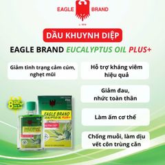 Dầu Khuynh Diệp Đuổi Muỗi và Côn Trùng Cho Bé -  Eagle Brand Eucalyptus Oil Plus+ 25ml