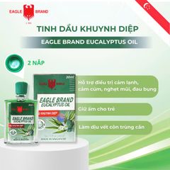 Dầu Khuynh Diệp Con Ó Cho Bé -  Eagle Brand Eucalyptus Oil 30ml