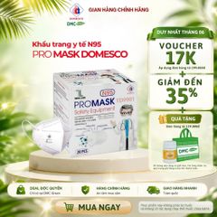 Hộp 20 Khẩu Trang Y Tế N95 Promask Domesco Vải Không Dệt